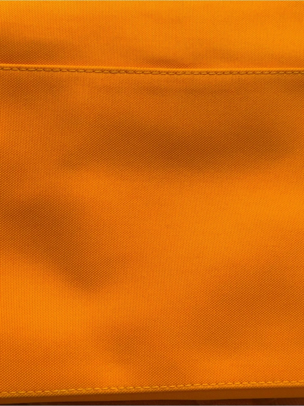 Dooney & Bourke Orange Nylon Shoulder Bag w/Braided Leather Handles w/Dust Bag